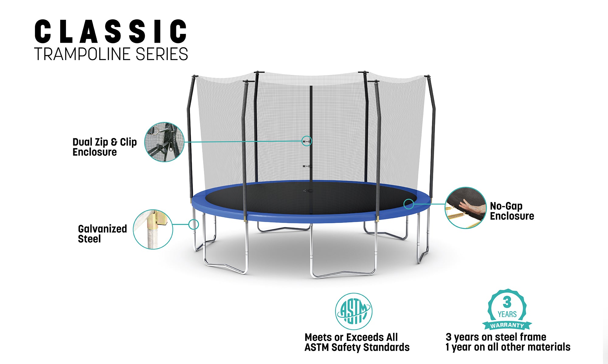 Round trampoline