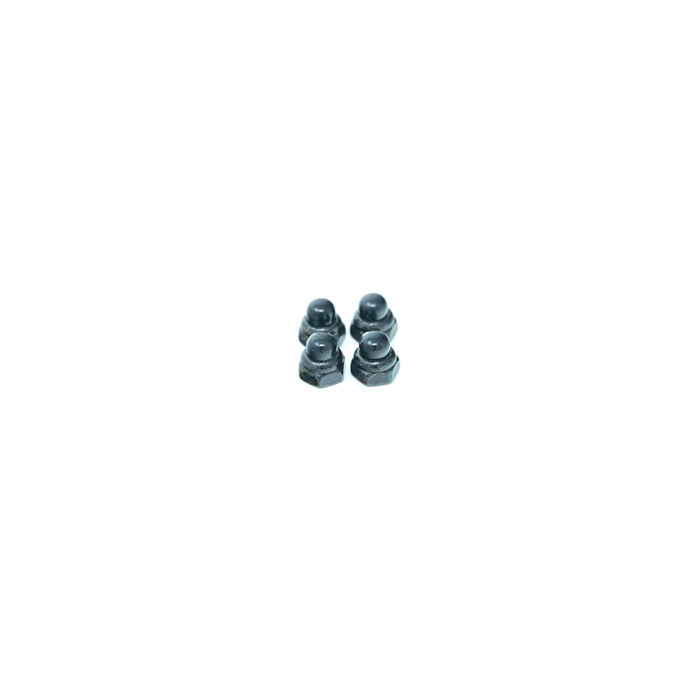 Black M6 Cap Nut - Qty 4
