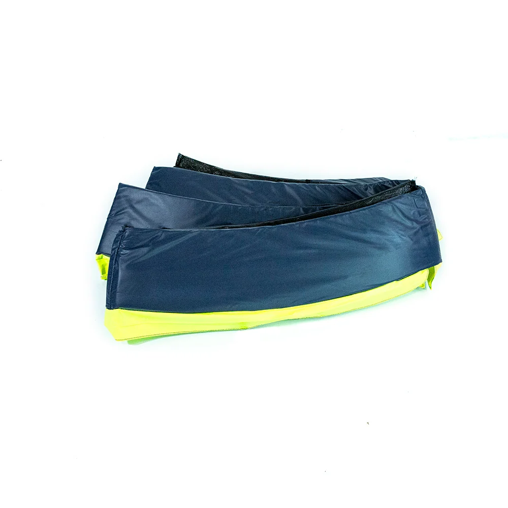 13' Round Spring Pad in Dual Navy and Lime Green