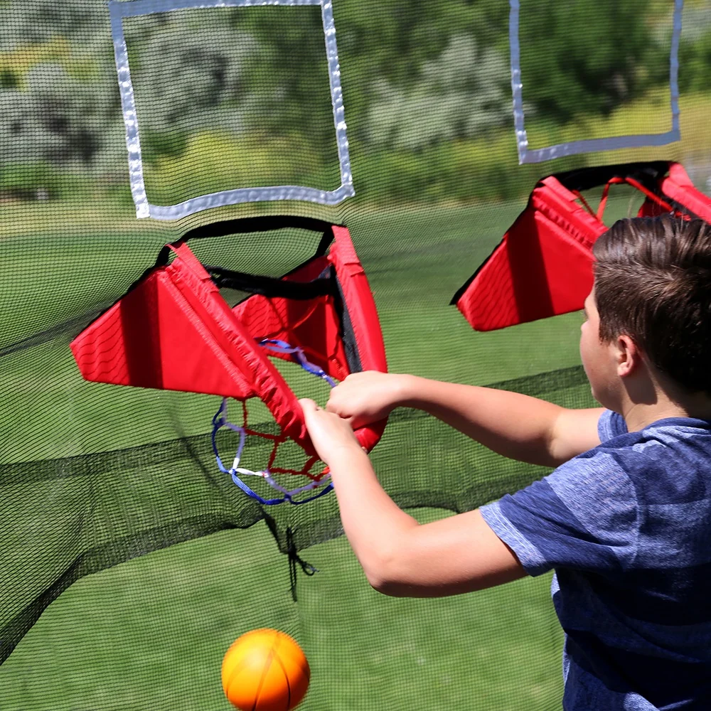 15' Trampoline Double Basketball Hoop Accessory for Skywalker Models