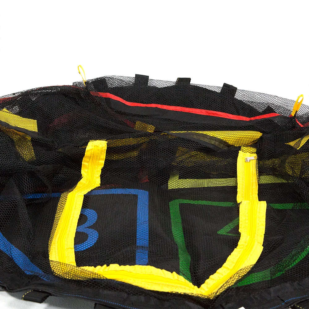 40 Inch 1-2-3 Jump Mat with Attached Enclosure Net