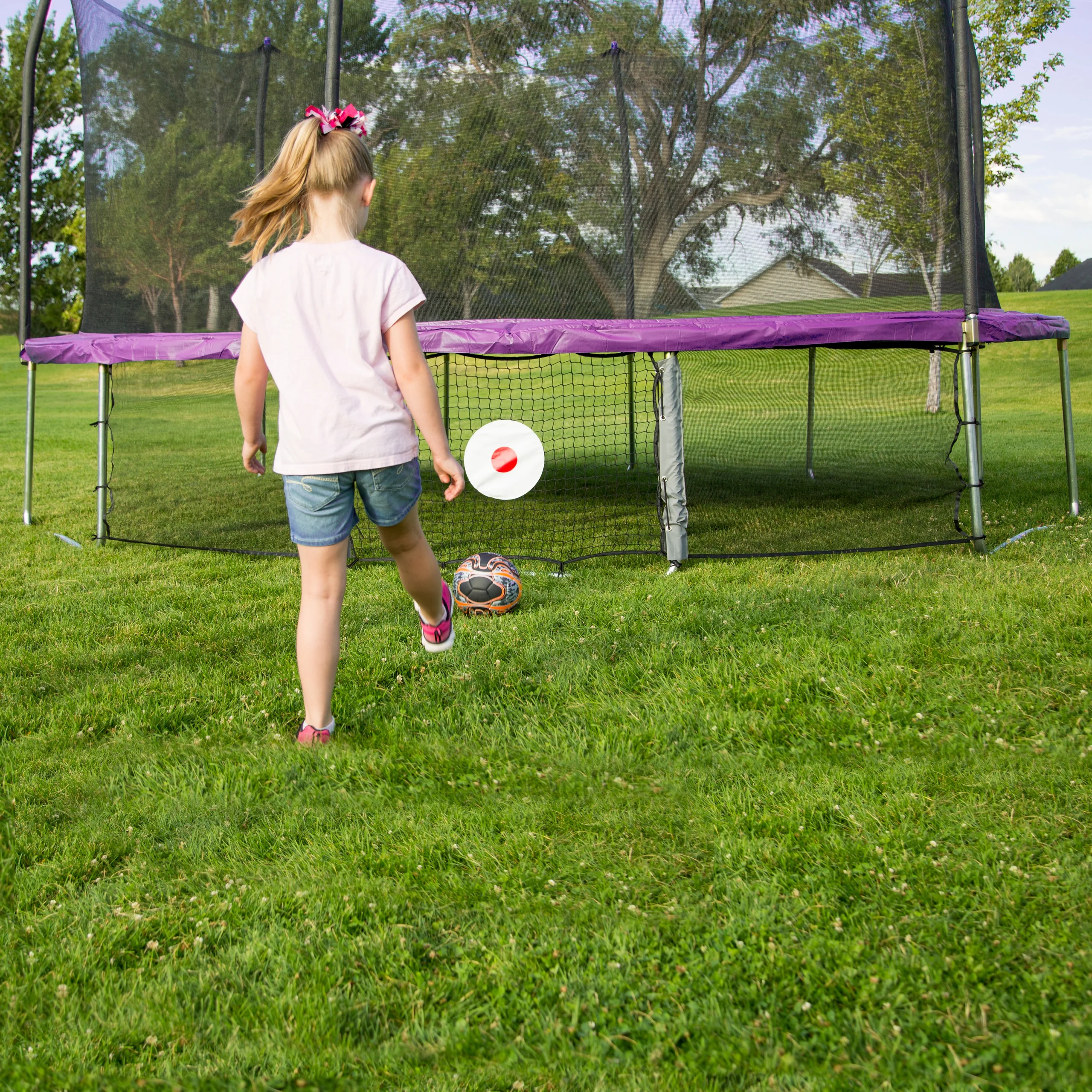Skywalker Trampolines Lower Kickback Game, Small, for 10 Ft. to 14 Ft. Round Trampolines