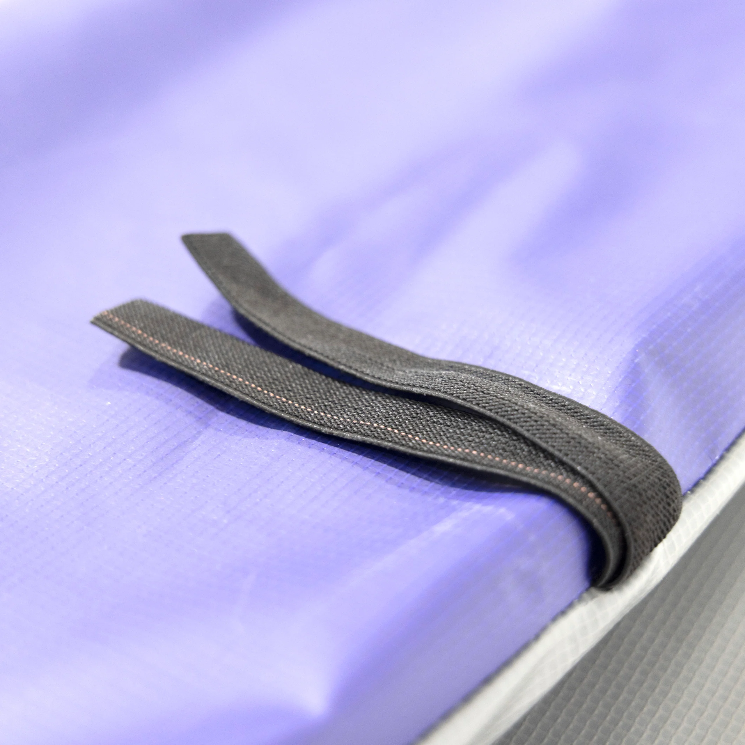15 Ft. Square Trampoline Spring Pad in Reversible Blue and Grey