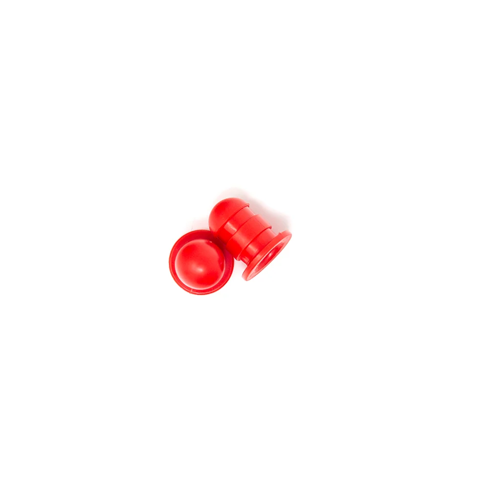Red Mini Pole Cap Replacement for Trampolines, Qty 2