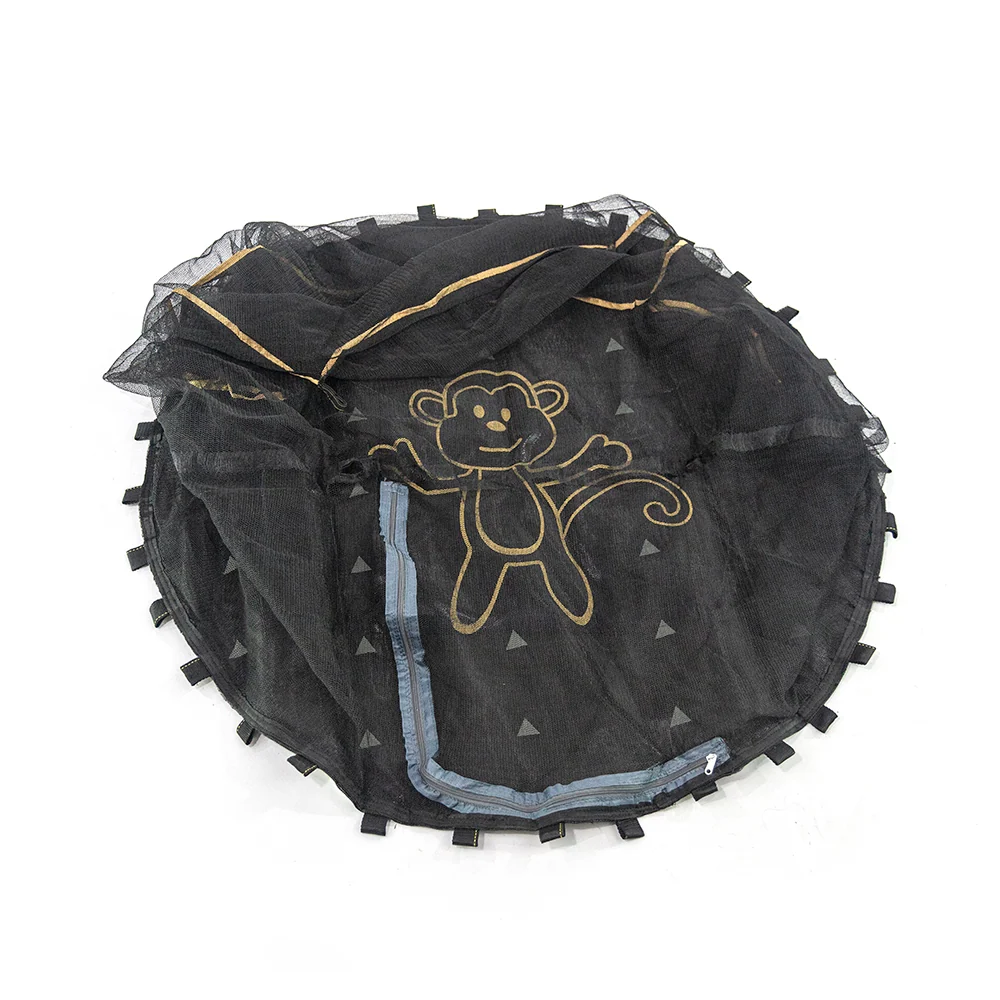 55 Inch Monkey Jump Mat and Enclosure Net Combo with Sound