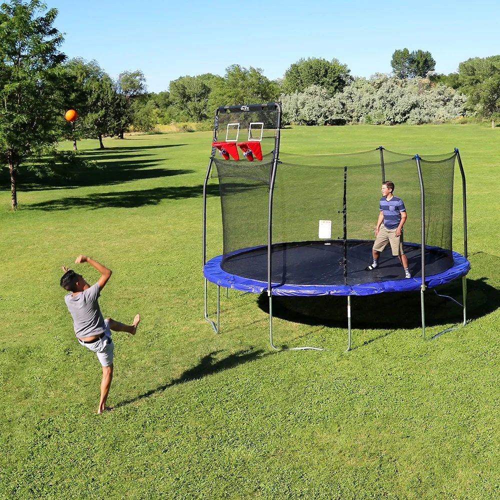 12' Trampoline Double Basketball Hoop Accessory from Skywalker Trampolines
