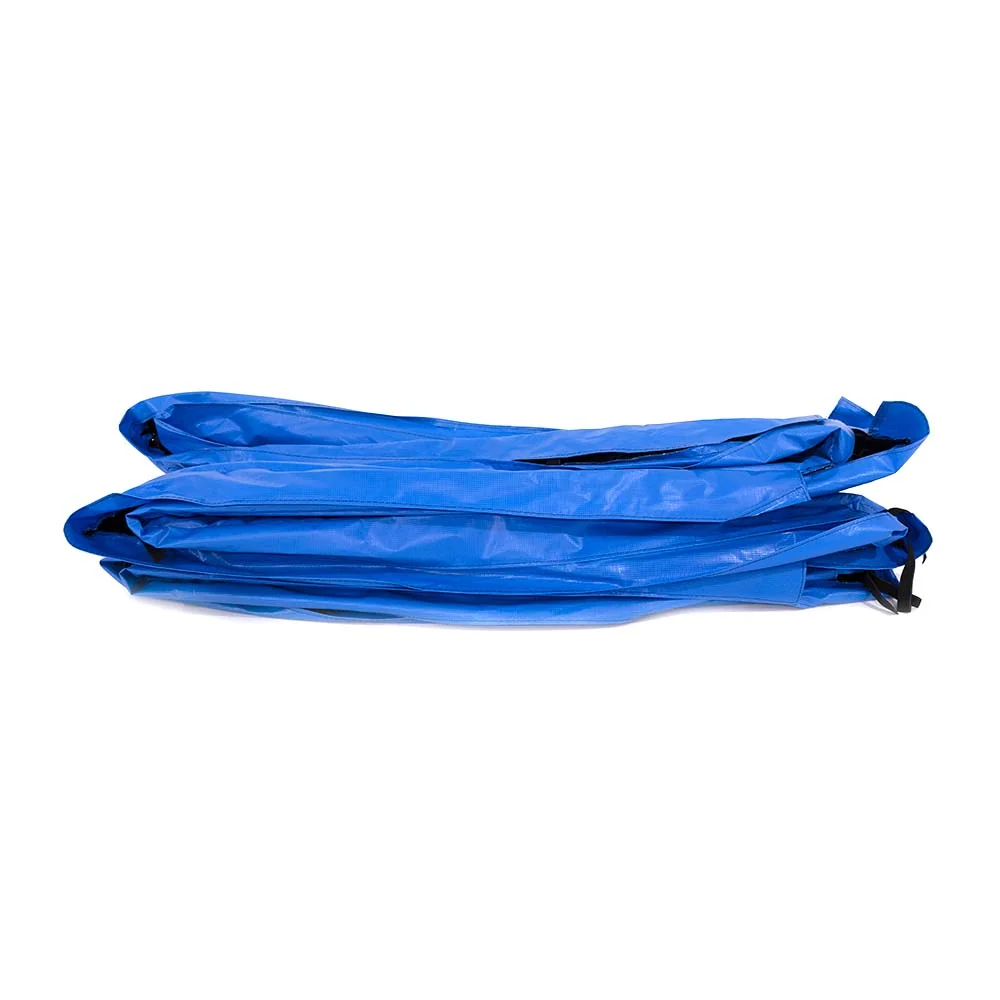 14' Round Bright Blue Spring Pad in UV-Resistant PVC