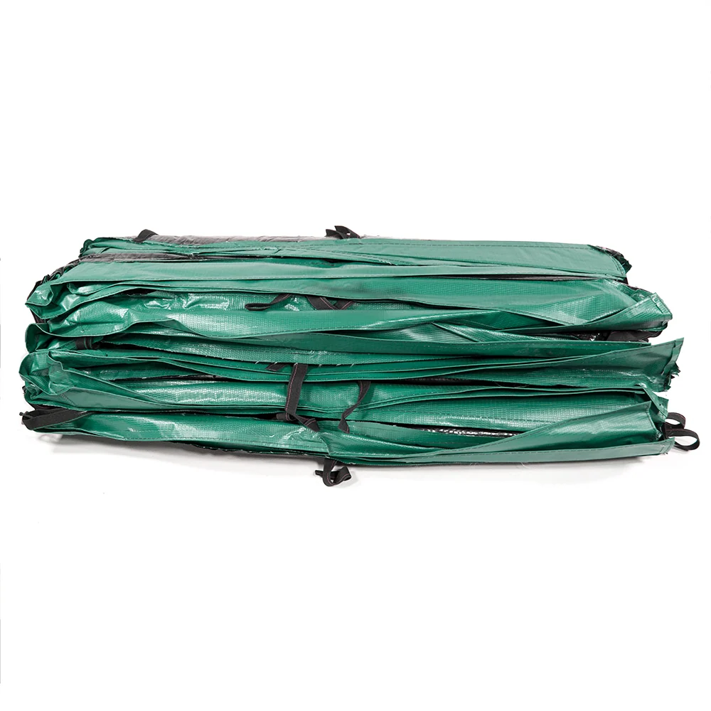 15' Square Spring Pad in Green for Trampolines