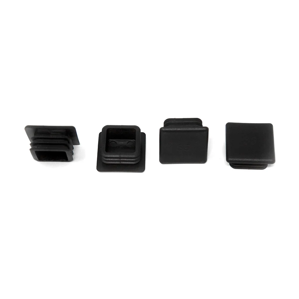 Black End Caps for T-Sockets, Pack of 4