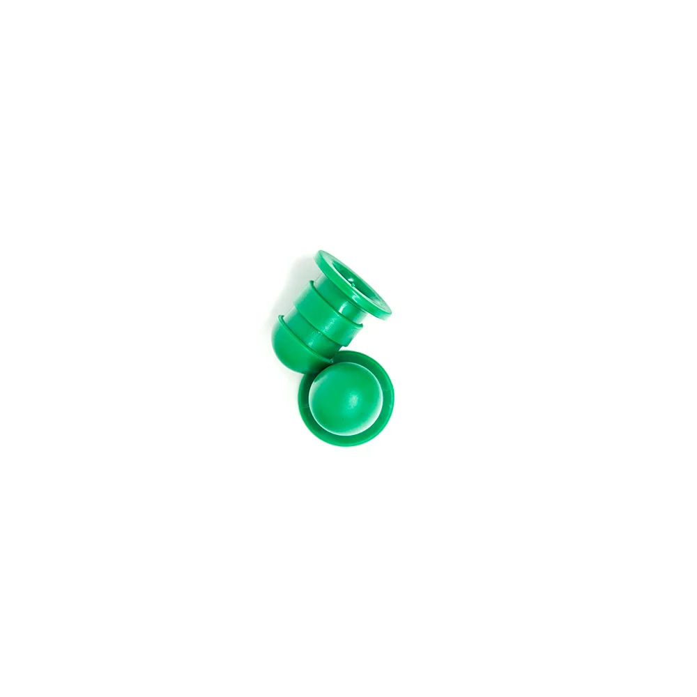 Green Mini Pole Cap Replacement for Trampolines, Qty 2