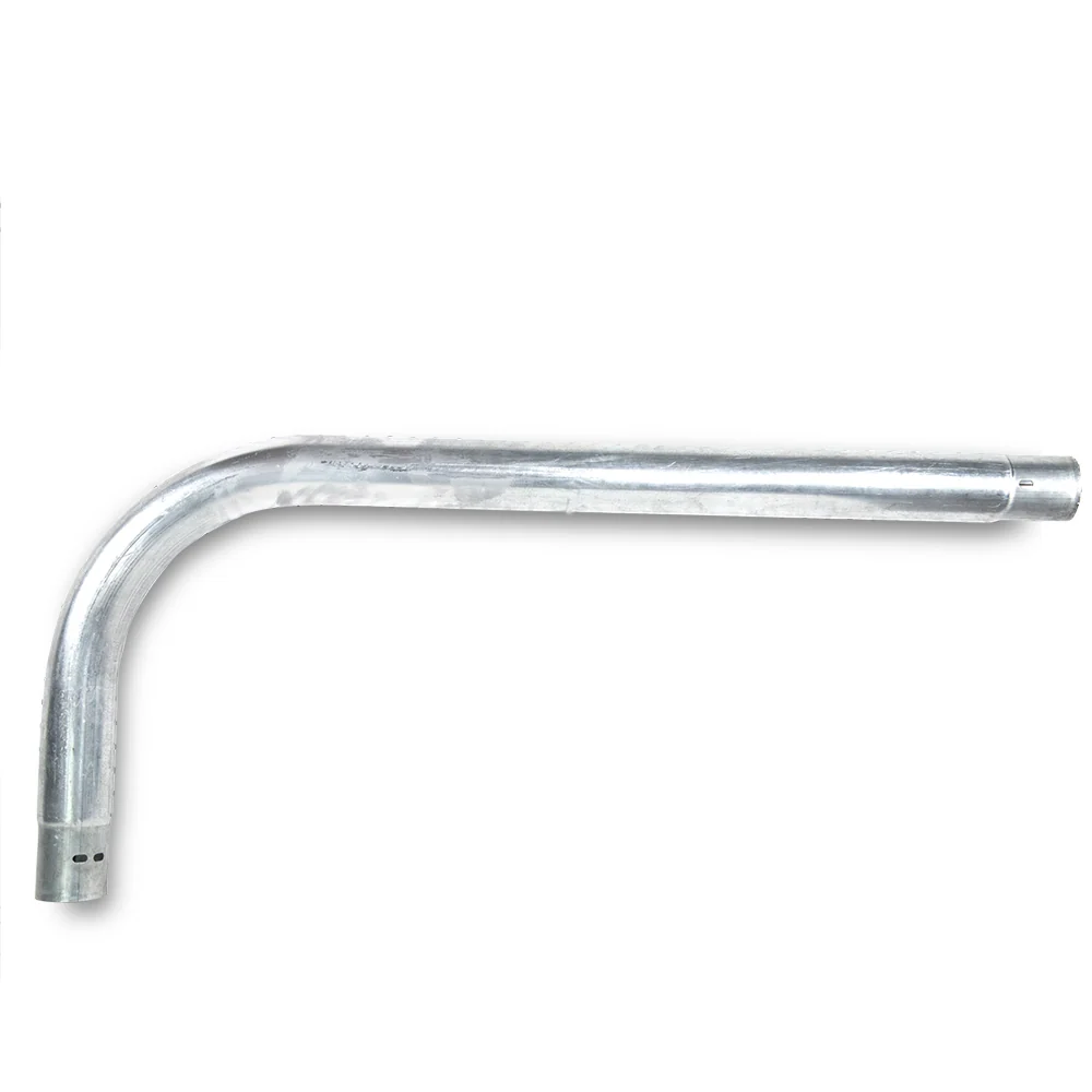 Curved Leg Male Replacement in Galvanized Steel