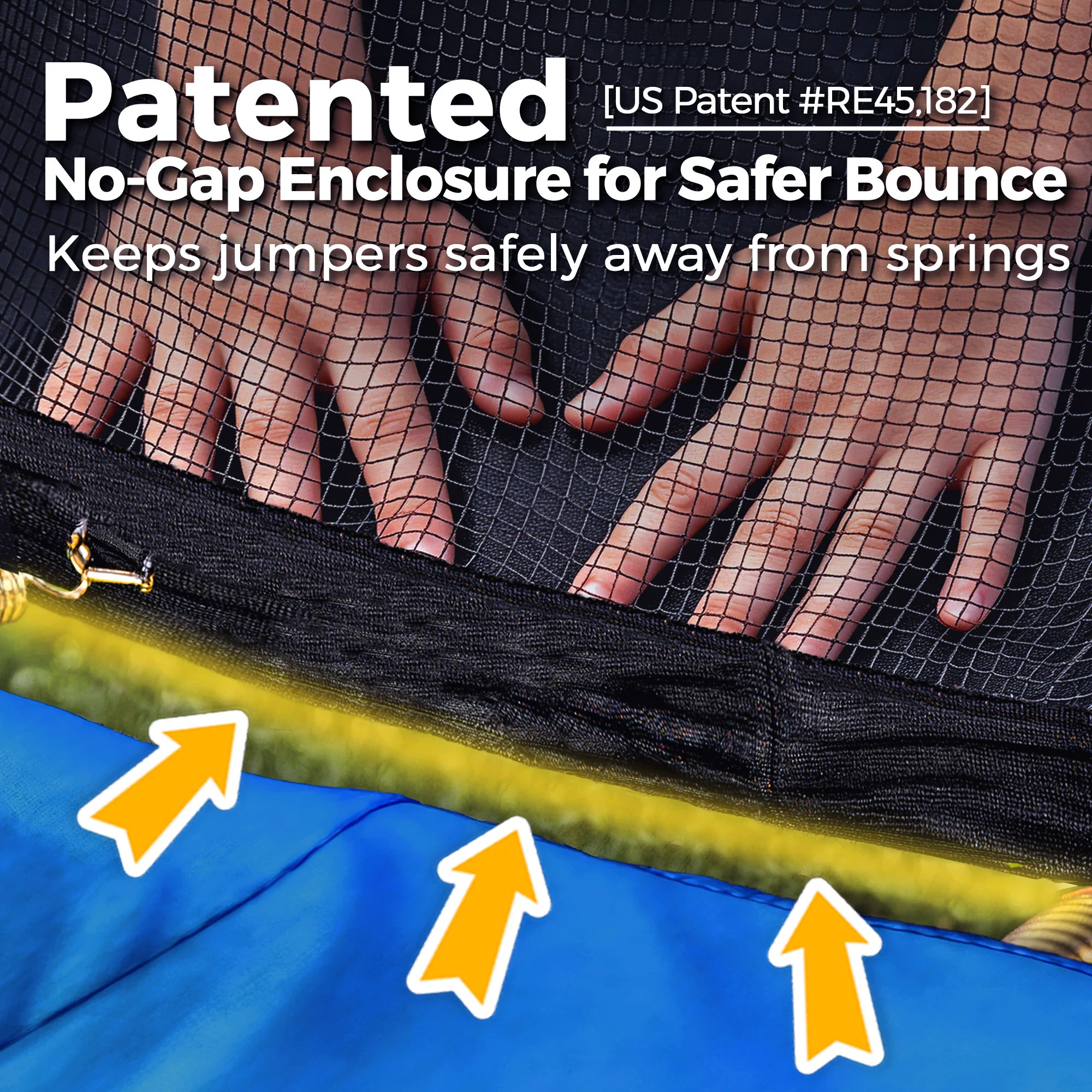 15' Round Trampoline for Kids with No-Gap Enclosure and Basketball Hoop