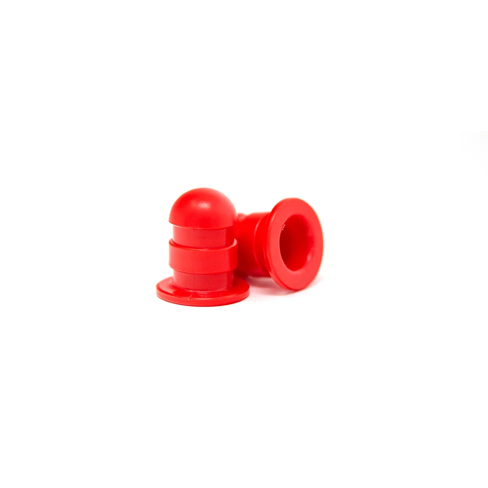 Red Mini Pole Cap Replacement for Trampolines, Qty 2