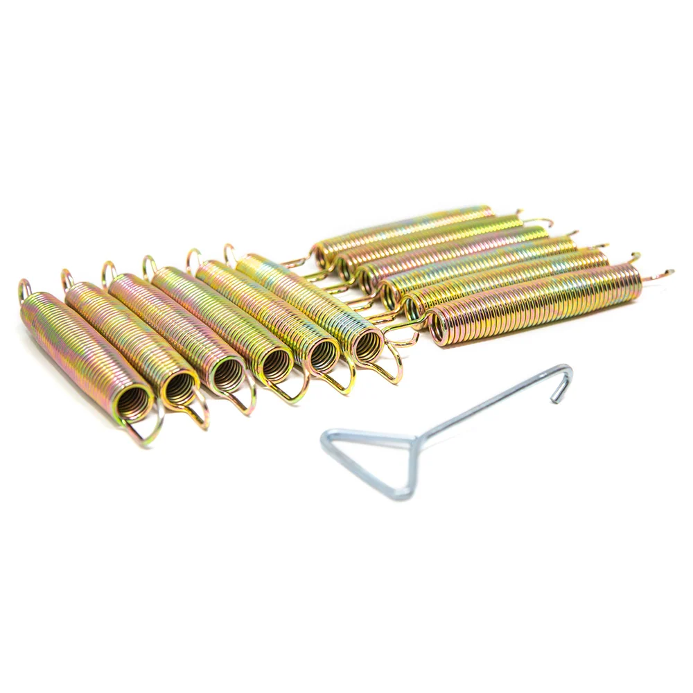 7.5 Inch Trampoline Springs, 1 Inch Diameter, 12 Pack with Puller
