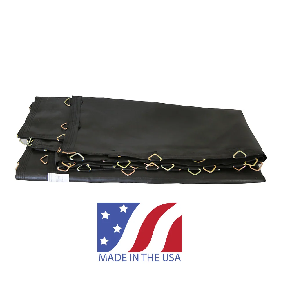 13' Square Jump Mat with 84 V-Rings, Made in the USA