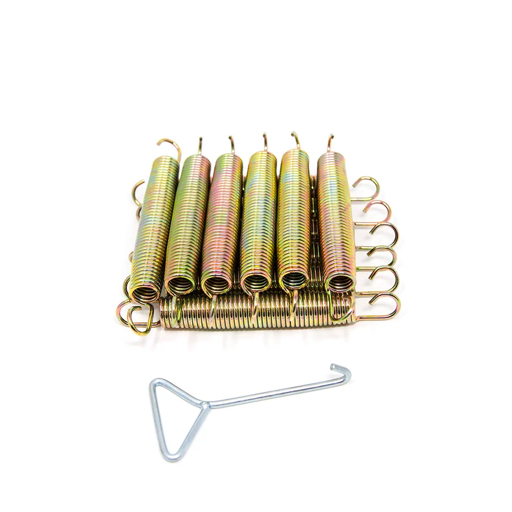 7.5 Inch Trampoline Springs, 1 Inch Diameter, 12 Pack with Puller