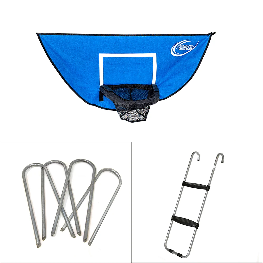 Accessory Kit with Basketball Game, Four Windstakes and Wide-Step Ladder