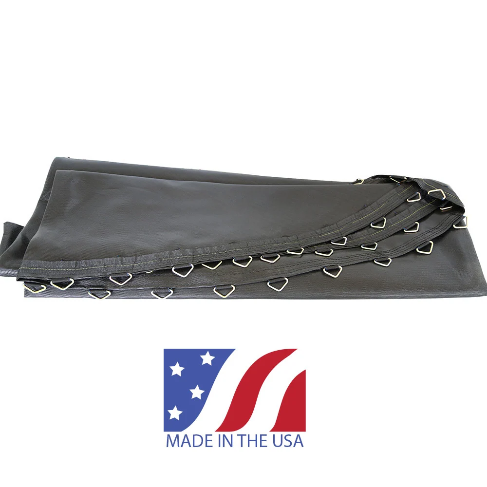 15' Round Jump Mat with 96 V-Rings, Made in the USA