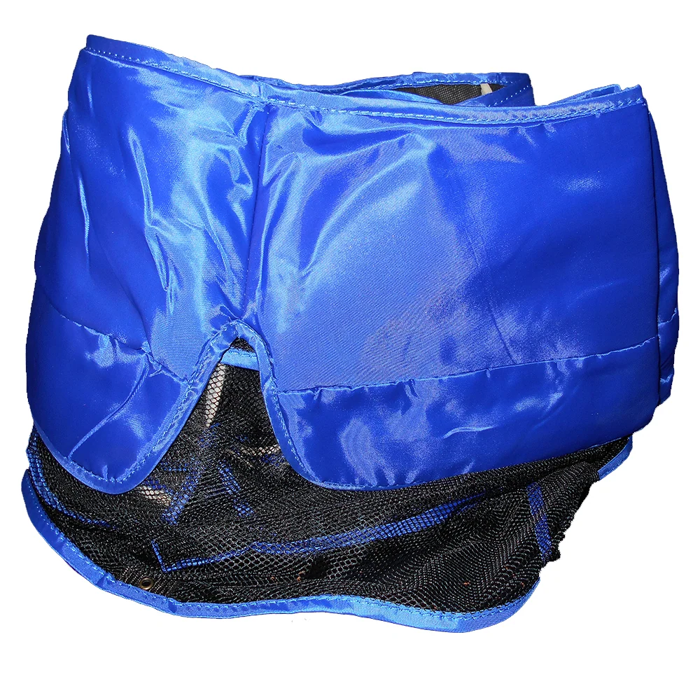 55 Inch Round Blue Spring Pad With Lower Enclosure Net