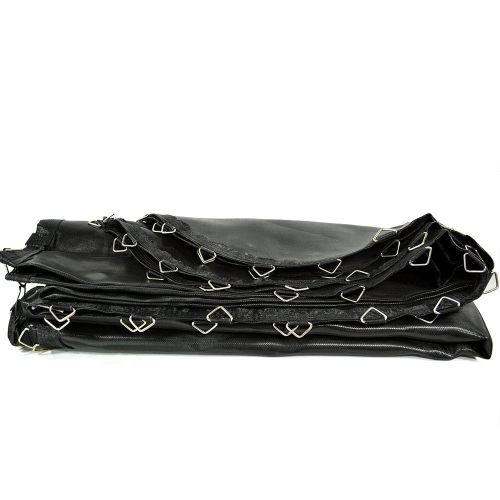 15' Square Jump Mat with 96 V-Rings, UV-Protected Polypropylene