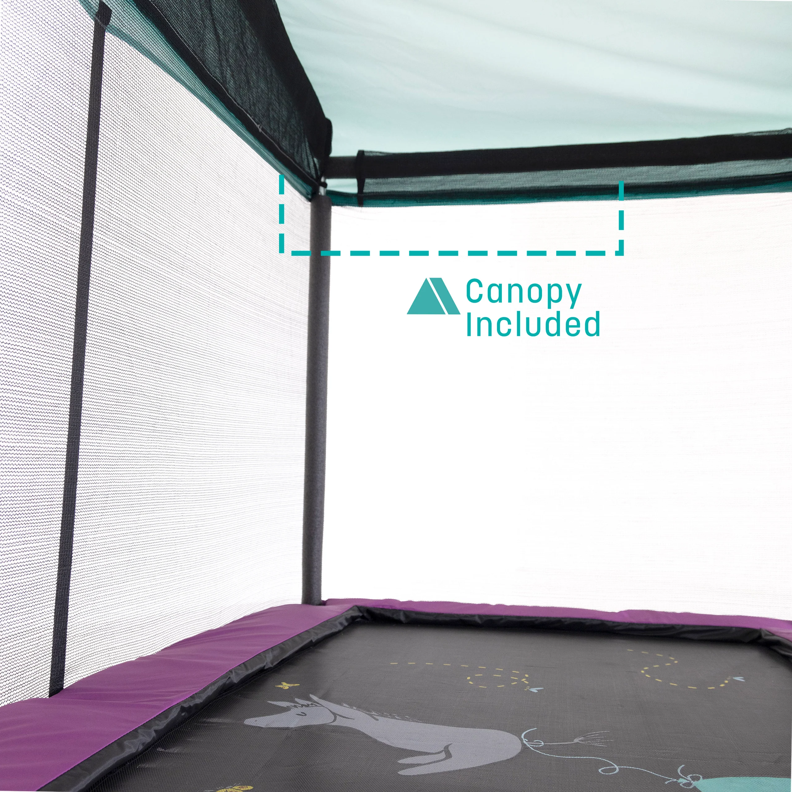 Skywalker Trampolines 6 x 4 Ft. Rectangle Eeyore Mini Trampoline