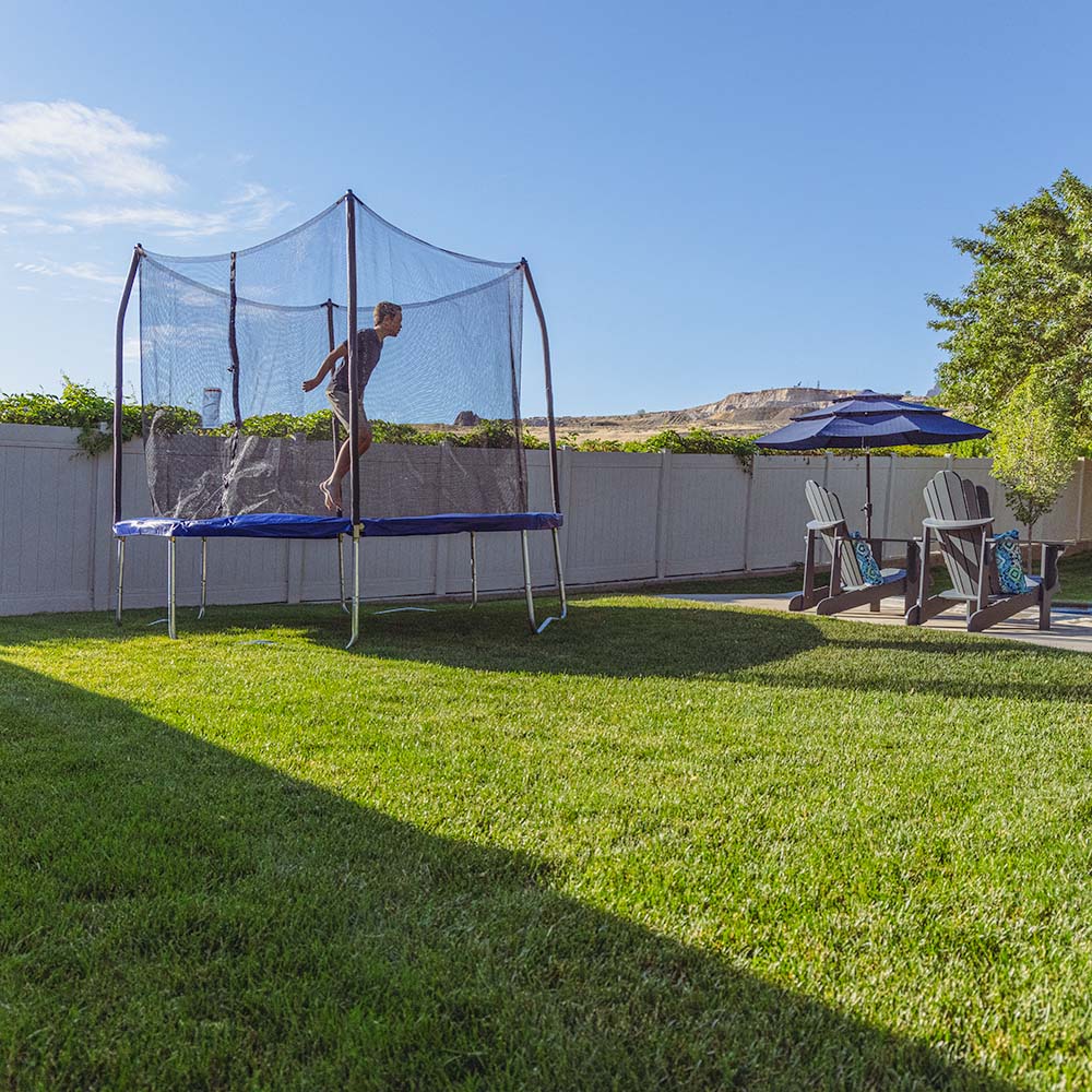 10' Round Trampoline for Kids with No-Gap Enclosure