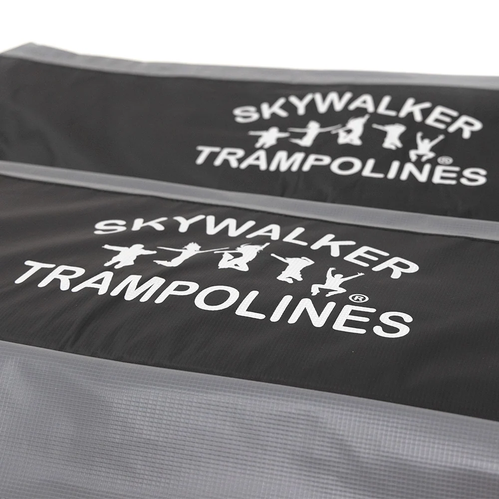 15'x9' Rectangle Spring Pad, Dual Black/Grey, 2-Piece
