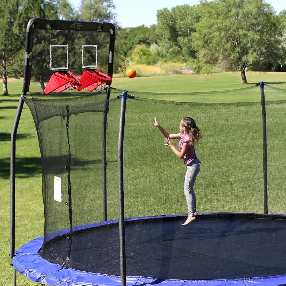 12' Trampoline Double Basketball Hoop Accessory from Skywalker Trampolines