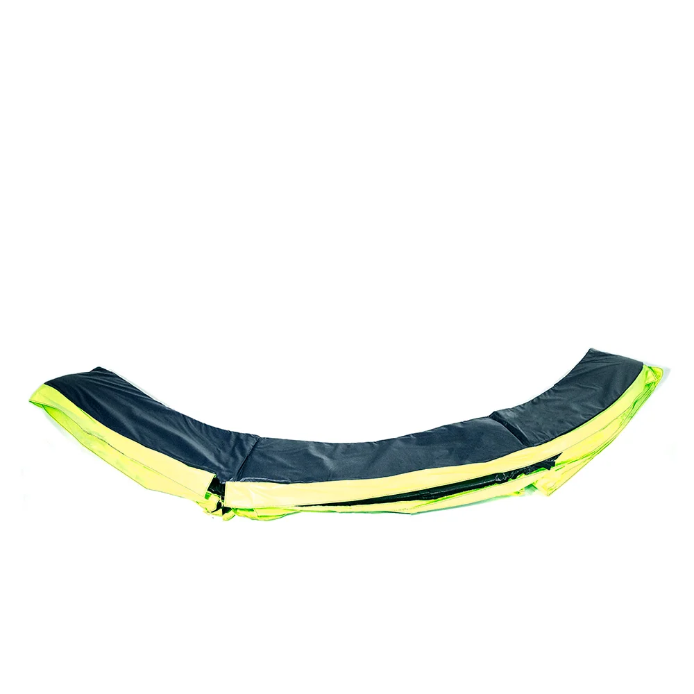 13' Round Spring Pad in Dual Navy and Lime Green