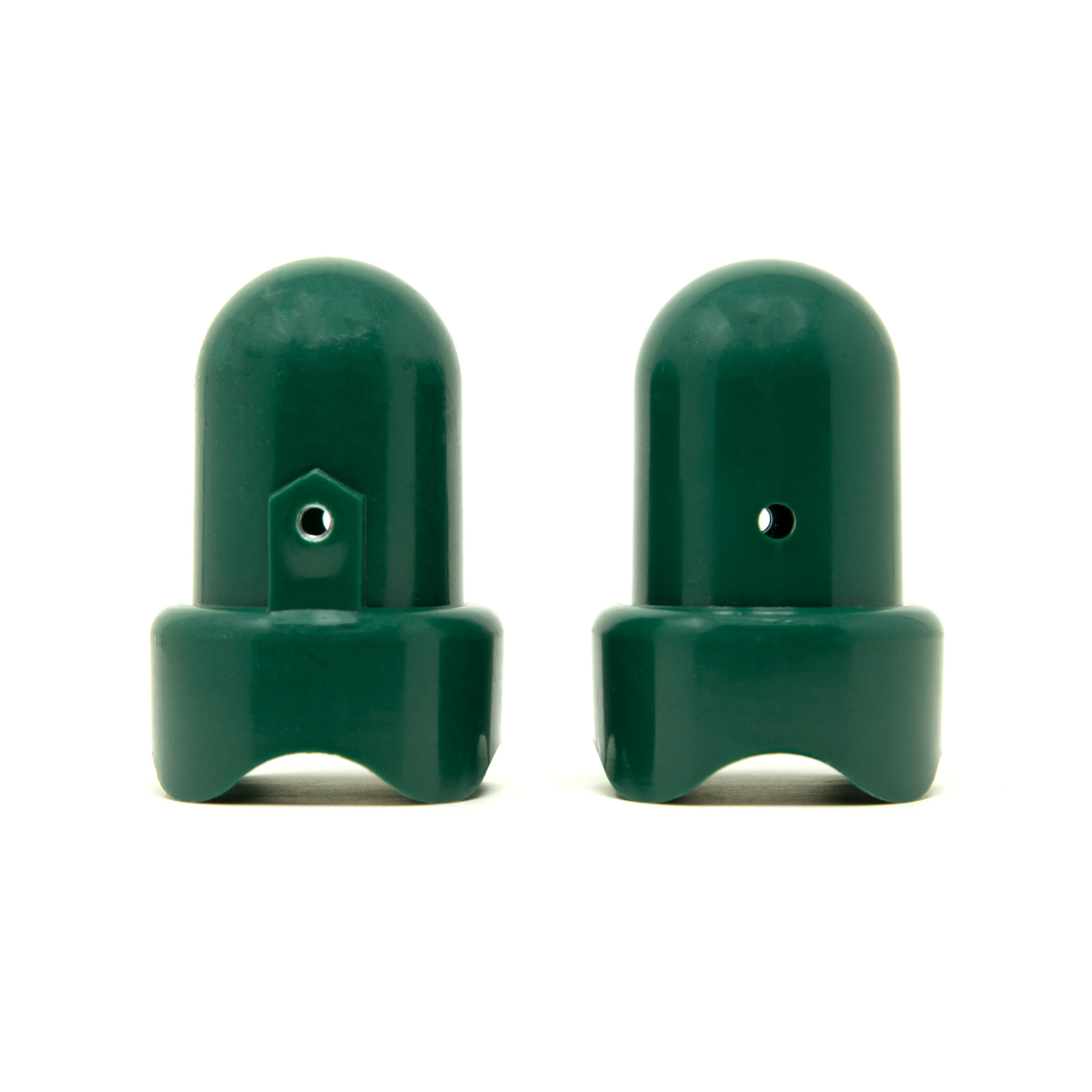 Green Pole Cap 1.75 Inch for Enclosure Poles, Qty 2