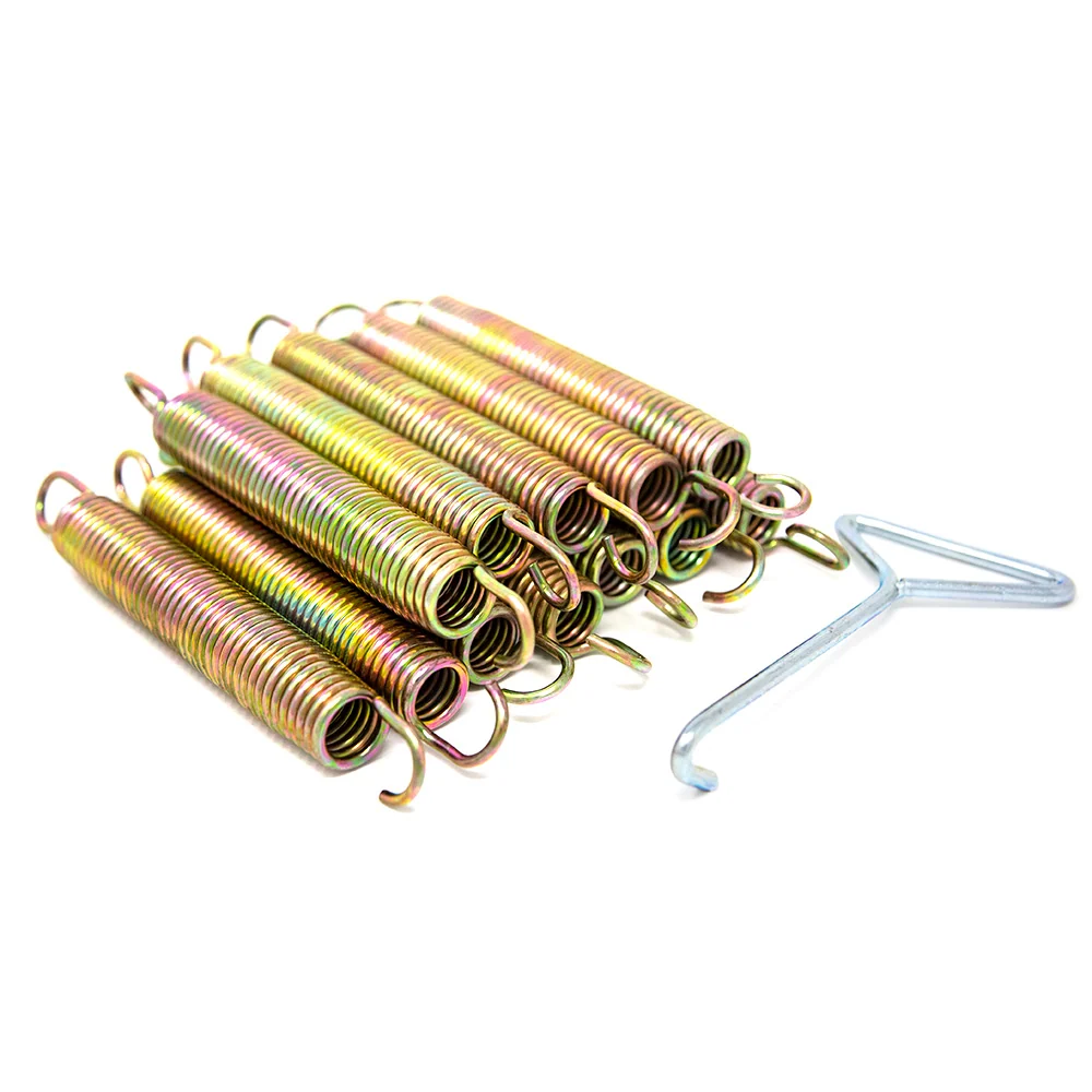 6.5" Trampoline Springs 0.9" Diameter 12 Pack with Puller