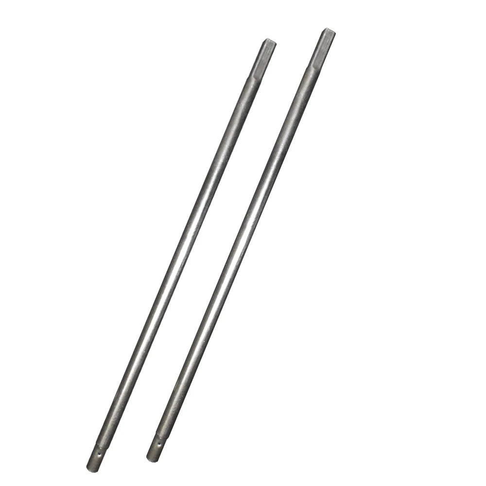 Lower Enclosure Straight Tubes, Set of 2 Galvanized Steel Poles