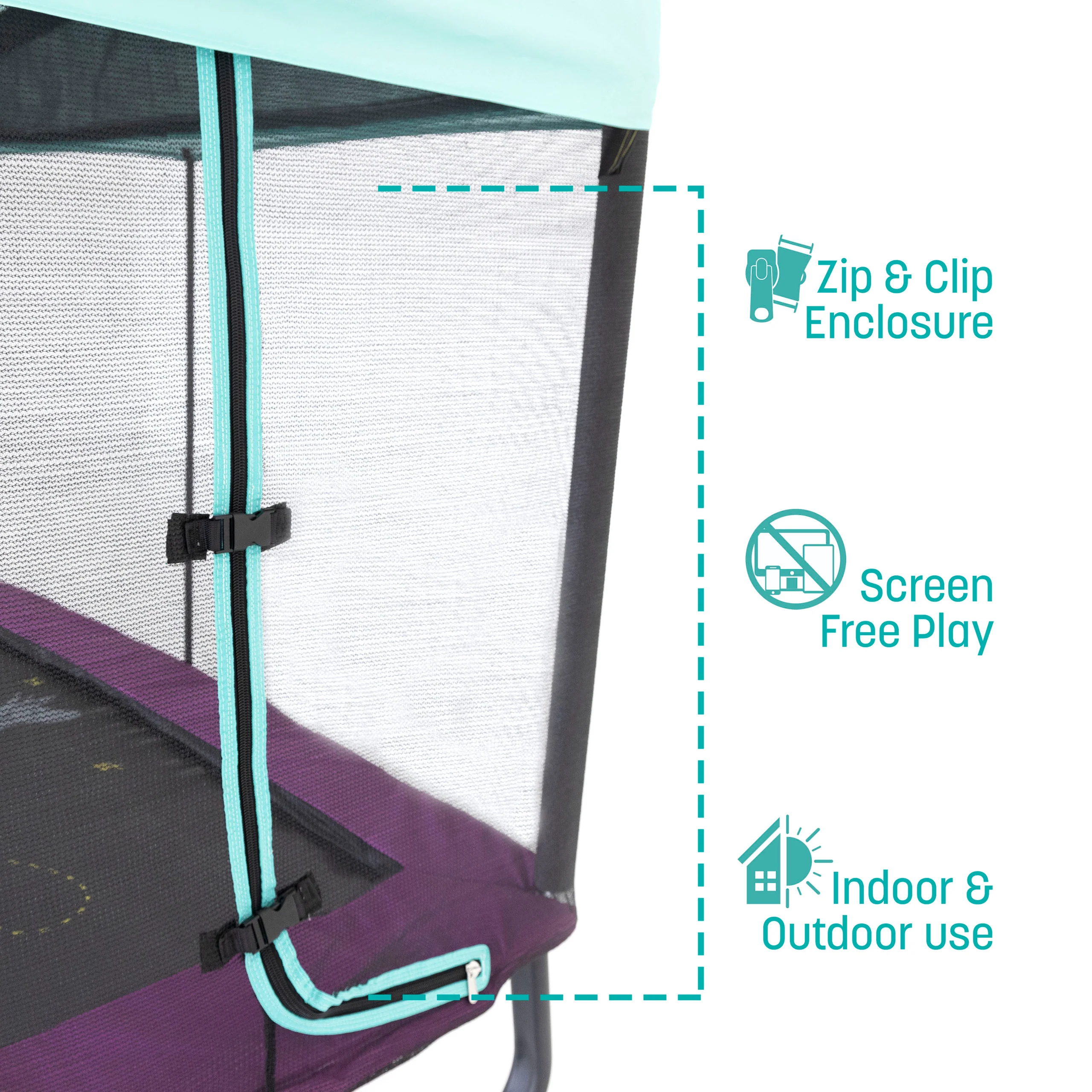Skywalker Trampolines 6 x 4 Ft. Rectangle Eeyore Mini Trampoline