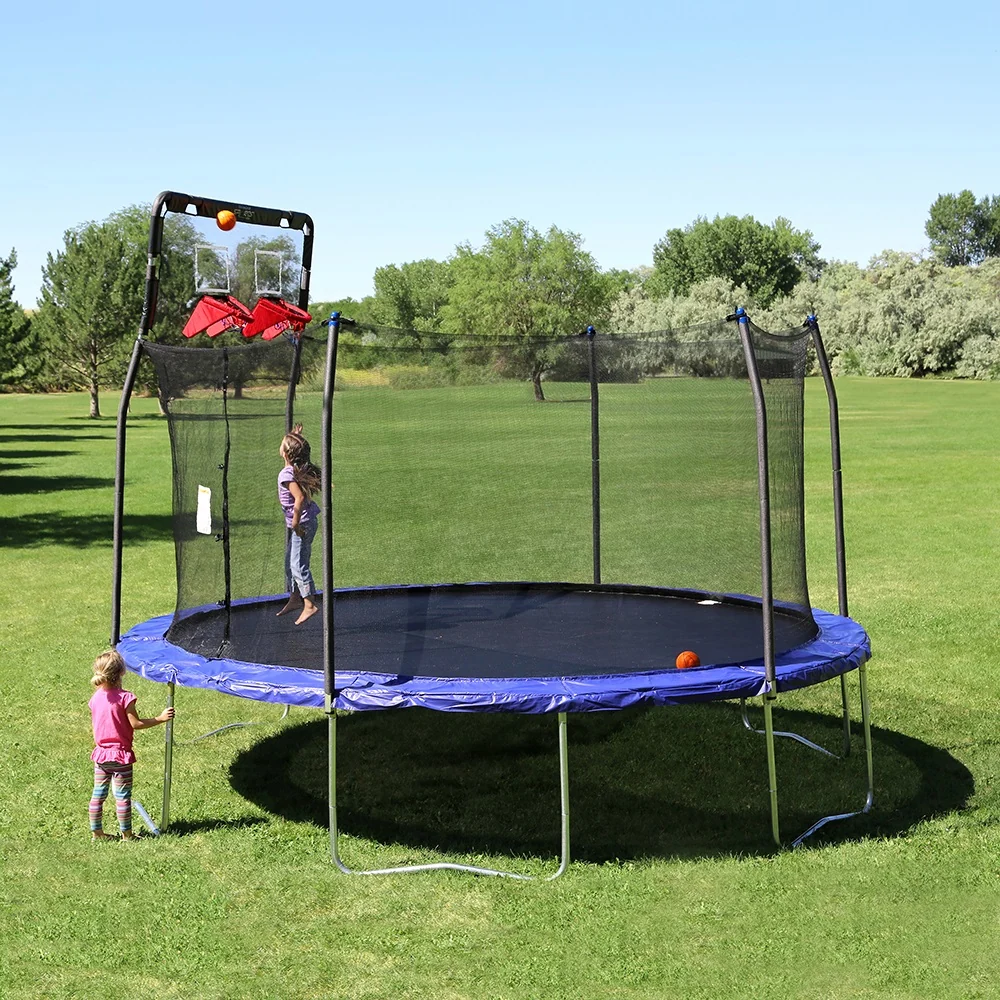 15' Trampoline Double Basketball Hoop Accessory for Skywalker Models