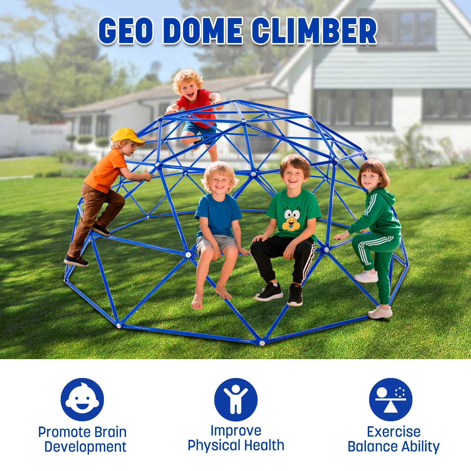 ActivPlay 9英尺Geo Dome攀爬架
